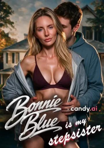 Poster for Bonnie Blue is My Stepsister Candy Shorts series co-branded with Bonnie Blue