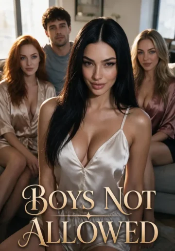 Boys Not Allowed Candy Shorts poster showing Camilla Azarian during movie night on the couch