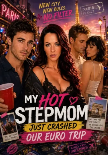 My Hot Stepmom Just Crashed Our Euro Trip Candy Shorts poster for the Paris summer series