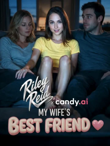 Poster for My Wife's Best Friend Candy Shorts series co-branded with Riley Reid