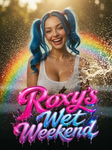 Roxy's Wet Weekend Candy Shorts poster, a five-episode stepsibling series