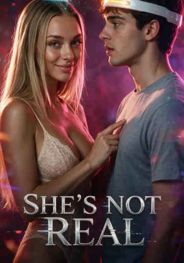 She's Not Real Candy Shorts fantasy series poster on Candy AI