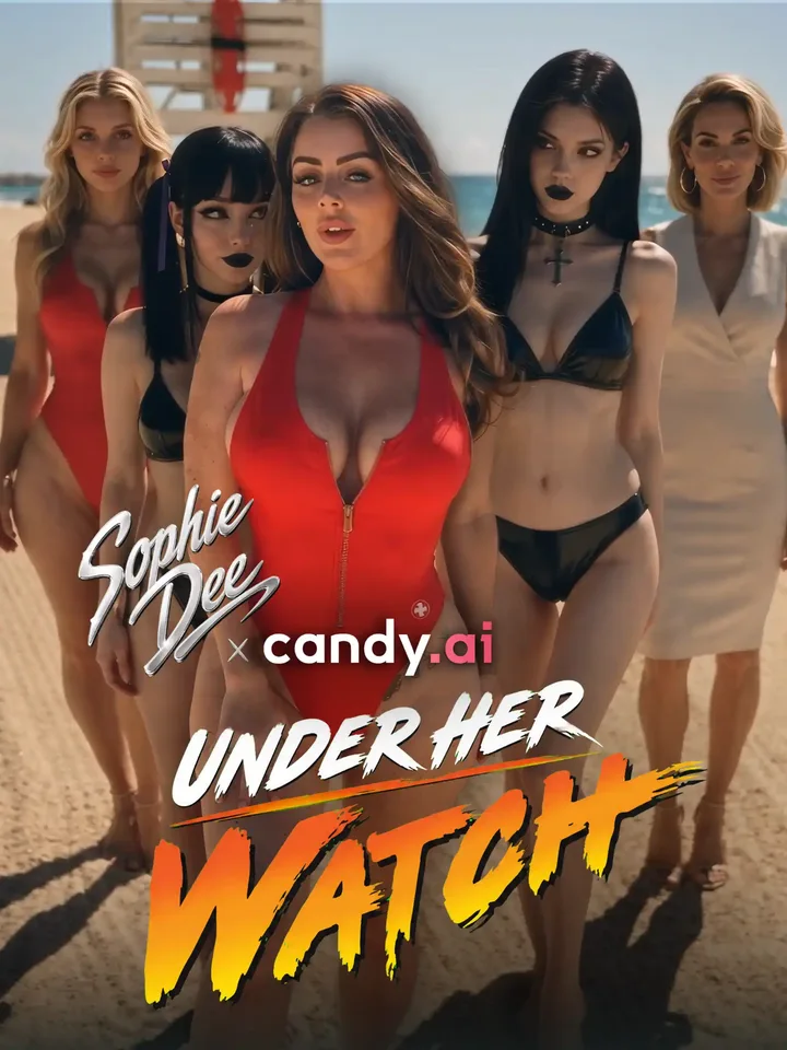 Under Her Watch poster, an AI adult short series on Candy Shorts