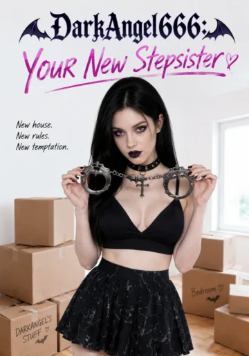Poster artwork for Your New Stepsister Candy Shorts series featuring DarkAngel